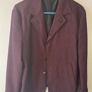 Vintage Made in Italy Burgundy Jacket David Hamilton Kampione Size 40R S /M Wine
